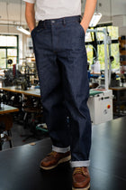 C5-27 - loose fit fatique chino - 12 oz selvage denim