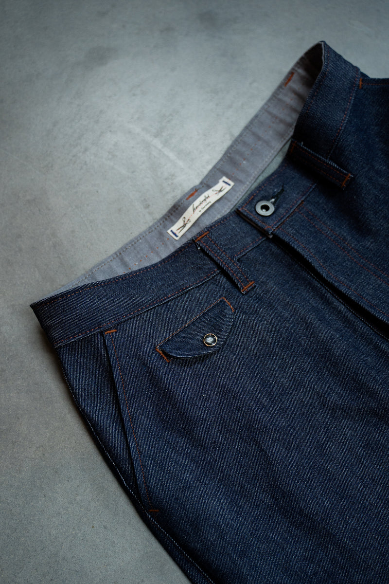 C5-27 - loose fit fatigue chino - 12 oz selvage denim