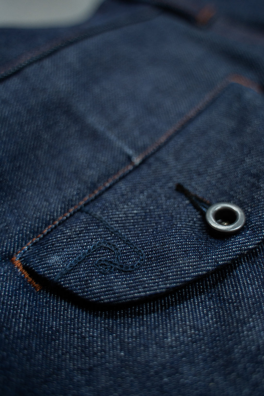 C5-27 - loose fit fatique chino - 12 oz selvage denim
