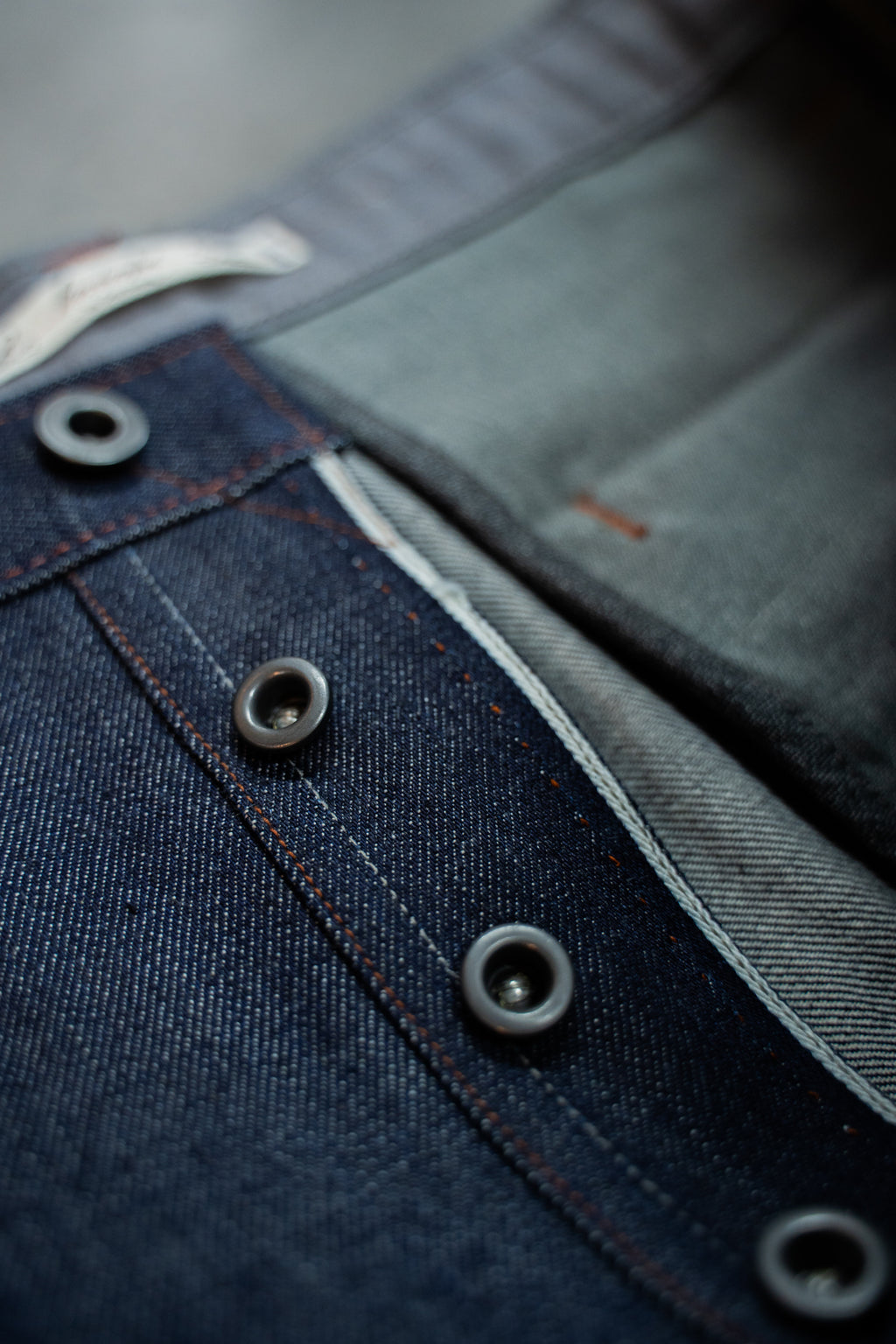 C5-27 - loose fit fatique chino - 12 oz selvage denim