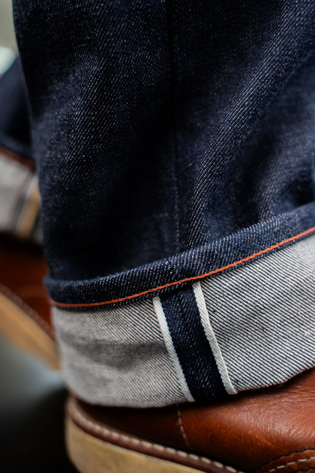 C5-27 - loose fit fatique chino - 12 oz selvage denim