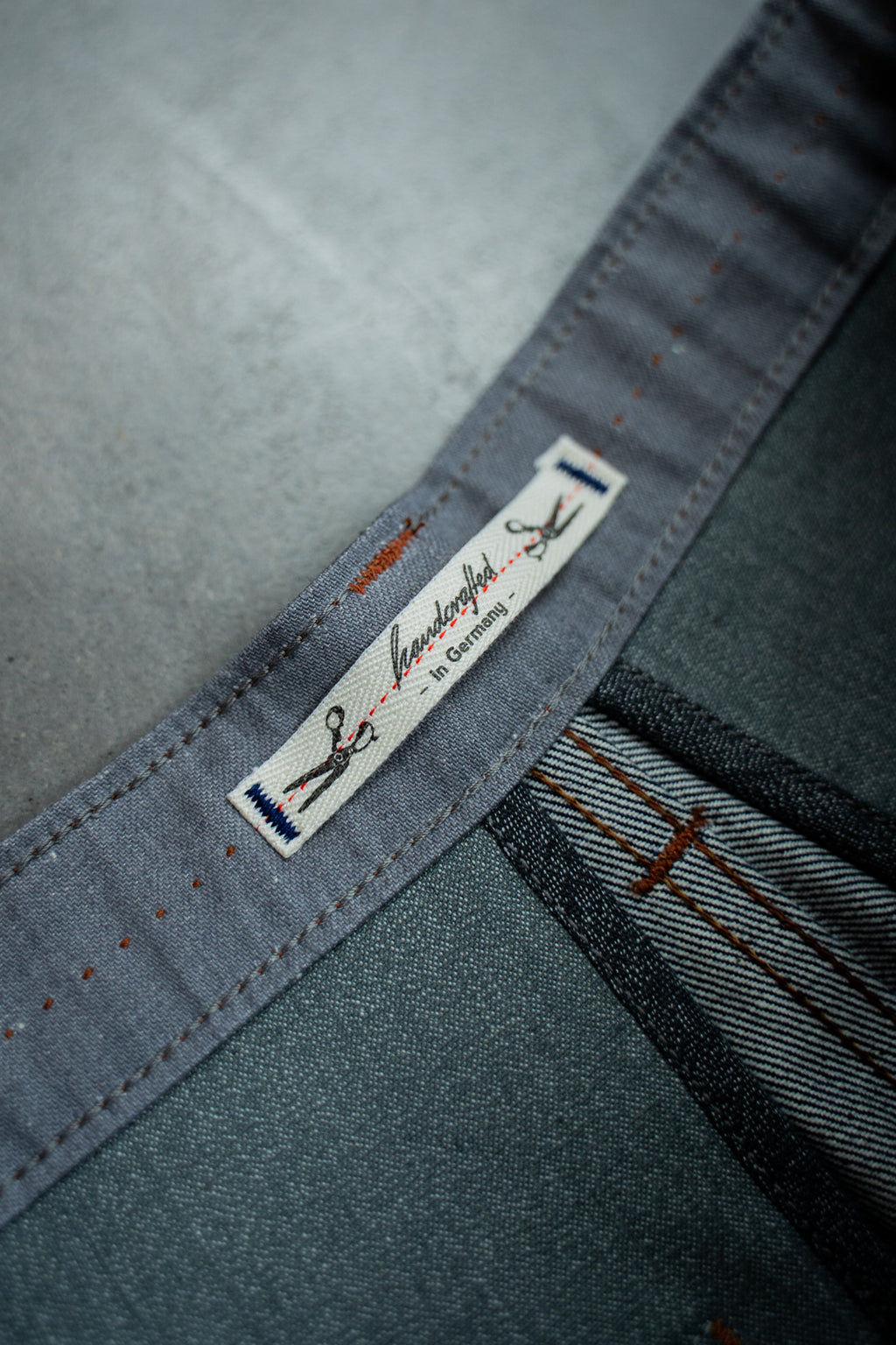 C5-27 - loose fit fatique chino - 12 oz selvage denim