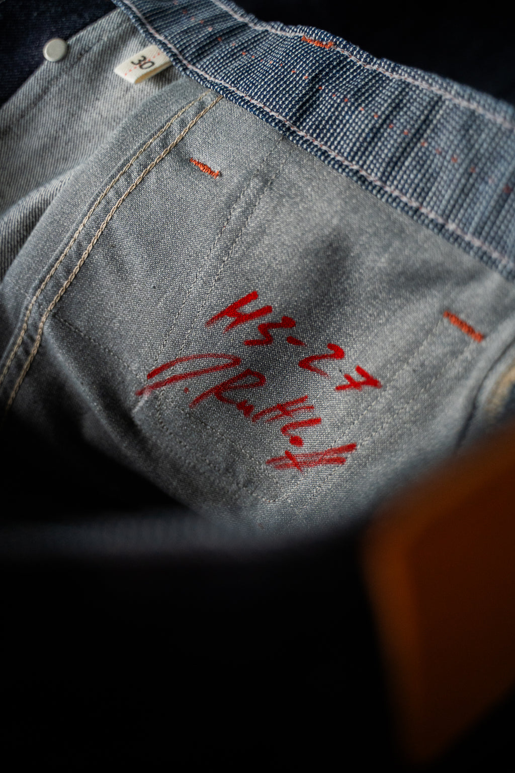 H3-27 - straight cut - 12 oz selvage denim