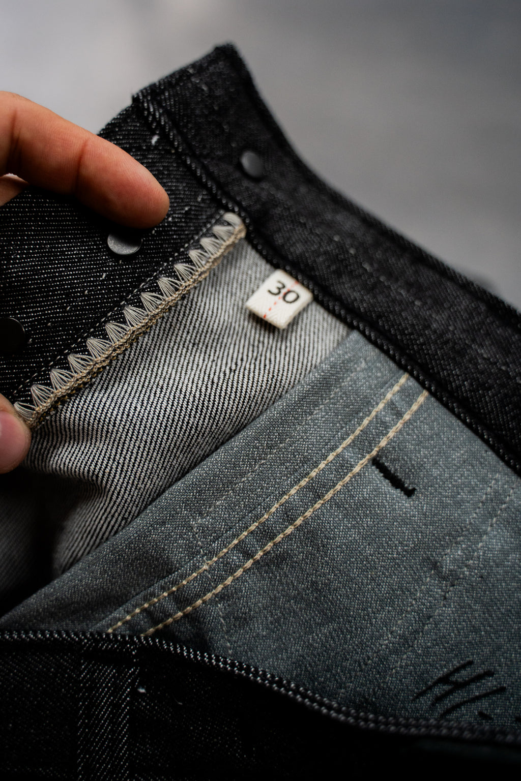 H1-26 - slim fit jeans - 11 oz elastic selvage denim